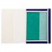 Бумага копировальная (копирка) 5цв*10лист (синяя белая красная желтая зеленая), BRAUBERG ART, 112405