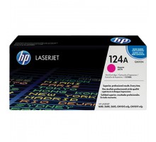 Картридж лазерный HP (Q6003A) ColorLaserJet CM1015/2600 и др, №124A, пурпурный, оригинальный, 2000 страниц