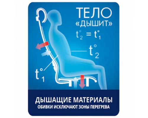 Кресло МЕТТА SU-C-8-Т хром, с подлокотниками, ткань-сетка, сиденье мягкое, черное