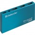 Хаб DEFENDER SEPTIMA SLIM, USB 2.0, 7 портов,порт для питания, алюминевый корпус, 83505