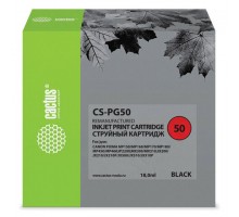 Картридж струйный CACTUS (CS-PG50) для CANON PIXMA MP150/170/450/160/460/JX200/500, черный