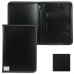 Папка на молнии пластиковая BRAUBERG Contract, А4 335*242мм, внутренний карман, черная, 225162