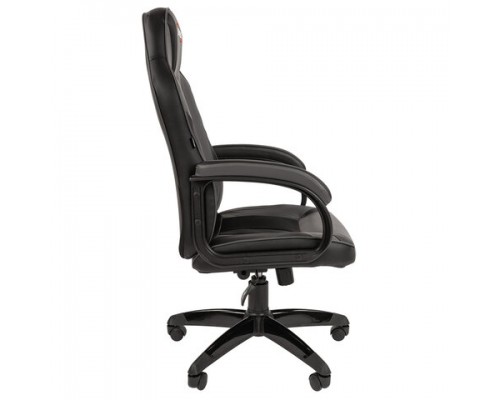 Кресло компьютерное BRABIX Tanto GM-171, TW/экокожа, черное/серое, 532574