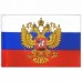 Флаг России 90х135 см, с гербом РФ, BRAUBERG/STAFF, 550178