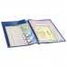Папка для семейных документов с файлами (паспорта, свид-ва, полисы, СНИЛС), синяя, STAFF, 237806