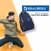Рюкзак BRAUBERG DELTA универсальный, 2 отд., с отд. для ноутбука, Mercury, син, 49х34х15 см, 226348