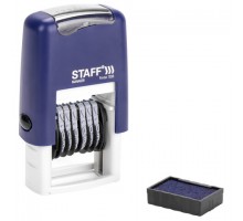 Нумератор 6-разрядный STAFF, оттиск 22х4 мм, "Printer 7836", 237434