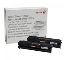 Картридж лазерный XEROX (106R03048) Phaser 3020/WC3025, оригинальный, ресурс 1500 стр., комплект 2 шт.