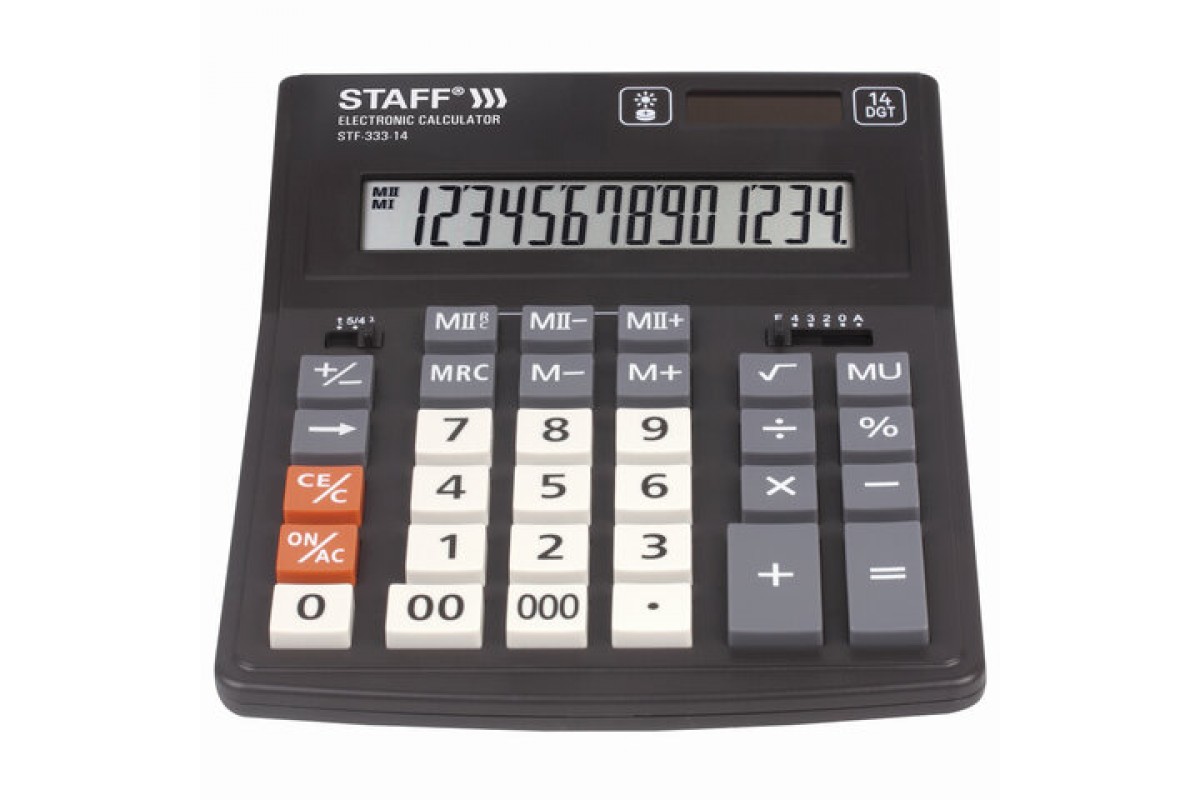 Калькулятор staff Plus настольный STF-333. Калькулятор staff Plus STF-333 250415. Калькулятор "staff" настольный STF-333 (Б), 16 разрядов, двойное питание,. Калькулятор 16 разряд staff.