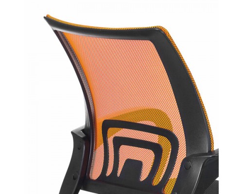 Кресло BRABIX Fly MG-396, с подлокотниками, сетка, оранжевое/черное TW-38-3/TW-11, 532084