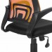 Кресло BRABIX Fly MG-396, с подлокотниками, сетка, оранжевое/черное TW-38-3/TW-11, 532084