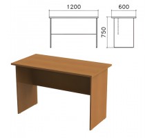 Стол письменный "Монолит", 1200х600х750 мм, цвет орех гварнери, СМ21.3