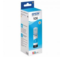 Чернила EPSON 106 (C13T00R240) для СНПЧ L7160/L7180, голубые, ОРИГИНАЛЬНЫЕ