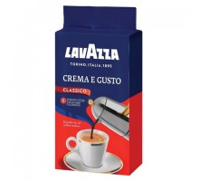 Кофе молотый LAVAZZA "Crema E Gusto" 250 г, ИТАЛИЯ, RETAIL, 3876