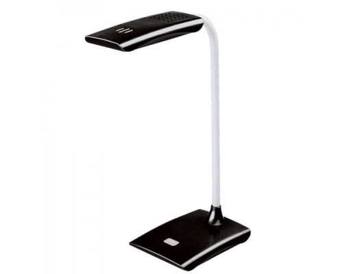 Настольная лампа светильник SONNEN TL-LED-004-7W-12, подставка, LED, 7 Вт, черный, 235542