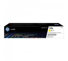 Картридж лазерный HP (W2072A) для HP Color Laser 150a/nw/178nw/fnw, №117A, желтый, оригинальный, ресурс 700 страниц