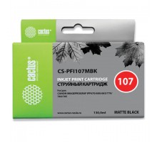 Картридж струйный CACTUS (CS-PFI107MBK) для CANON PF680/685/780/785, матовый черный