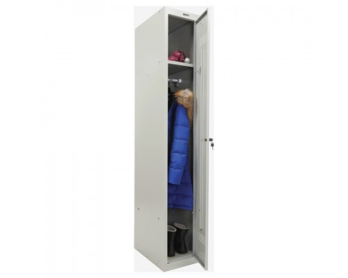 Шкаф металлический для одежды BRABIX LK 11-30, 1 секция, (в1830*ш300*г500мм;18кг), 291127