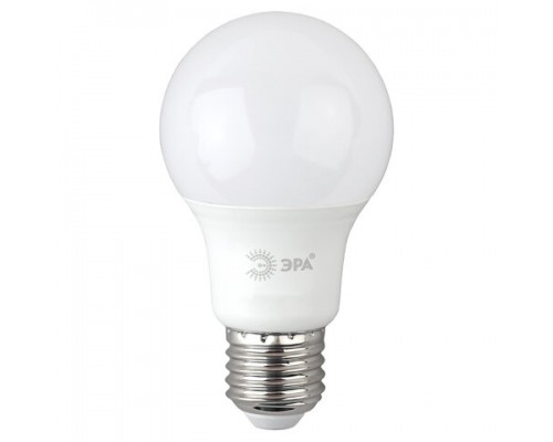 Лампа светодиодная ЭРА, 12(90)Вт, цоколь Е27, груша, холодный белый, 25000ч, LED A60-12W-6500-E27
