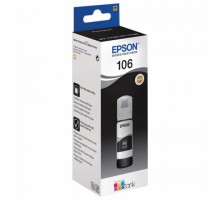 Чернила EPSON 106 (C13T00R140) для СНПЧ L7160/L7180, фото-черные, ОРИГИНАЛЬНЫЕ
