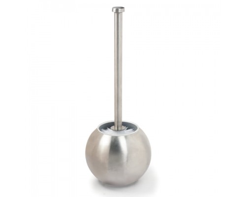 Ерш для унитаза LAIMA, с подставкой в форме шара, нержавеющая сталь, матовый, 601617