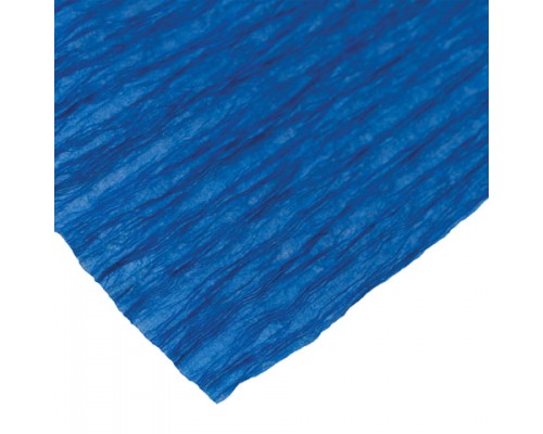 Бумага гофрированная/креповая, 110г/м2, 50х250см, синяя, ОСТРОВ СОКРОВИЩ, 129152