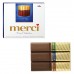 Конфеты шоколадные MERCI (Мерси), ассорти из молочного шоколада, 250г, картонная коробка, ш/к 01405