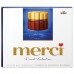 Конфеты шоколадные MERCI (Мерси), ассорти из молочного шоколада, 250г, картонная коробка, ш/к 01405