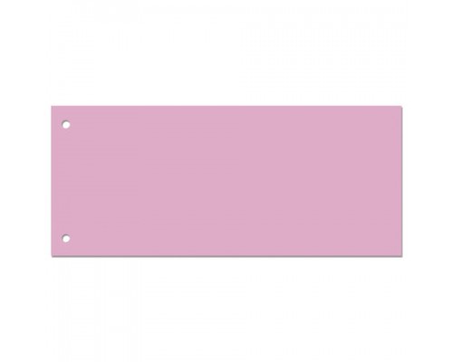 Разделители листов (полосы 240х105мм) картонные, КОМПЛЕКТ 100 штук, розовые, BRAUBERG, 223974