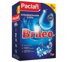 Соль для смягчения воды и удаления накипи в посудомоечных машинах 1 кг PACLAN Brileo, 419150