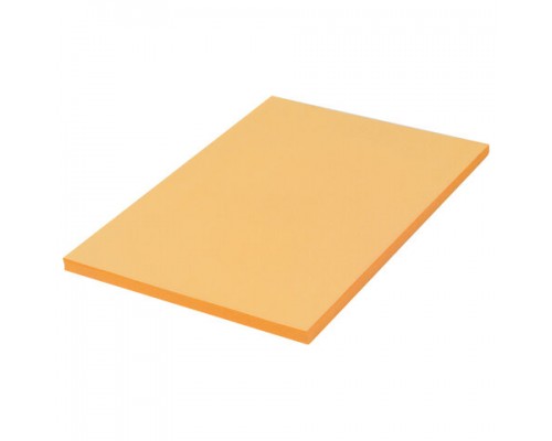 Бумага цветная BRAUBERG, А4, 80г/м, 100 л, медиум, оранжевая, для офисной техники,112457