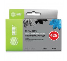 Картридж струйный CACTUS (CS-CLI426C) для CANON Pixma MG5140/MG5240/MG6140/MG8140, голубой