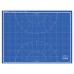Коврик (мат) для резки BRAUBERG EXTRA 5-слойный,А2 (600х450мм),двусторонний,толщина 3мм,синий,237176