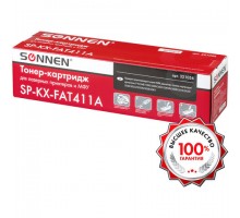 Тонер-картридж SONNEN (SP-KXFAT411A) для PANASONIC KX-MB1900/2000/2020/2030, ВЫСШЕЕ КАЧЕСТВО, ресурс 2000 стр., 321056