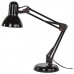Настольная лампа светильник SONNEN TL-007, подст/струбц, 40 Вт, Е27, черный, высота 60 см, 235540