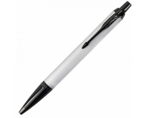 Ручка шариковая PARKER IM Achromatic Grey BT, корпус серый матовый, нержавеющ. сталь, синяя, 2127752