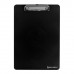 Доска-планшет BRAUBERG SOLID сверхпрочная с прижимом А4 (315х225 мм), пластик, 2мм, ЧЕРНАЯ, 226822