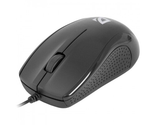 Мышь проводная DEFENDER Optimum MB-160, USB, 2 кнопки+1 колесо-кнопка, оптическая, черная, 52160