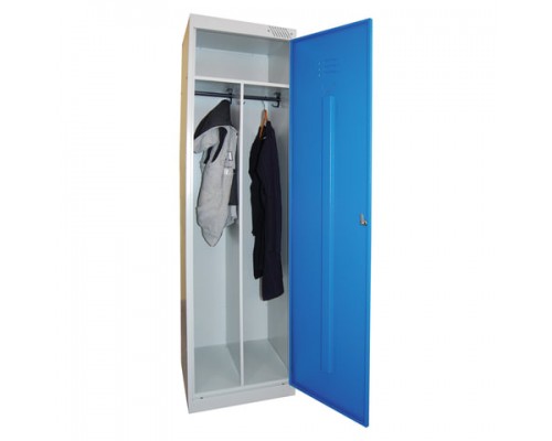 Шкаф металлический для одежды ШРЭК-21-530, 2 отделения (в1850*ш530*г500мм), разборный