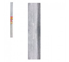 Бумага гофрированная/креповая, 22 г/м2, 50х200 см, серебряная, в рулоне, BRAUBERG, 127936