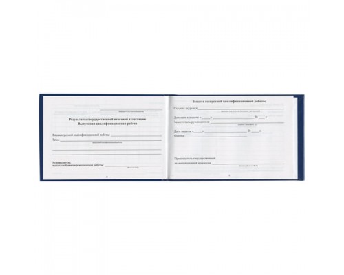Бланк документа Зачетная книжка для среднего профессионального образования, 101х138мм, STAFF, 129142