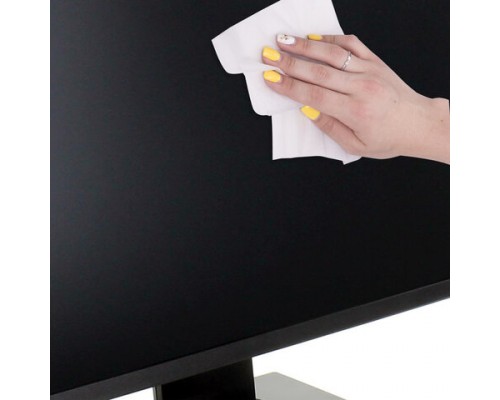 Салфетки для экранов всех типов и пластика BRAUBERG с ароматом  АСТРА, в тубе 100шт, влажные, 511689