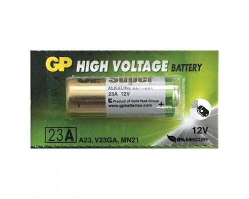 Батарейка GP High Voltage  (отрывной блок), 23AE, алкалиновая, для сигнал. 1 шт, блистер, 23AF-2C5