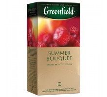 Чай GREENFIELD "Summer Bouquet" фруктовый, 25 пакетиков в конвертах по 2 г, 0433