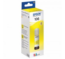 Чернила EPSON 106 (C13T00R440) для СНПЧ L7160/L7180, желтые, ОРИГИНАЛЬНЫЕ