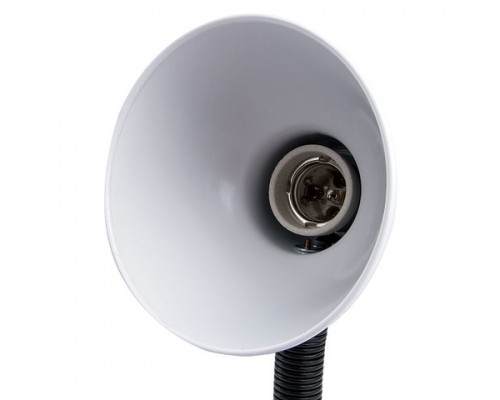 Настольная лампа светильник SONNEN OU-108, на прищепке, цоколь Е27, белый, 236678