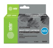 Картридж струйный CACTUS (CS-CZ109AE) для HP Deskjet I3525/5525/4515/4525, черный