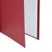 Папка-обложка для дипломного проекта STAFF А4 215*305мм, фольга, 3 отв. под дырокол, шнур, Бордовая