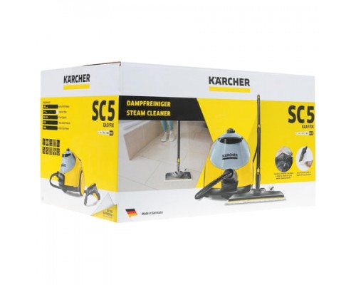 Пароочиститель KARCHER SC 5 EasyFix,мощность2200Вт,давление 4,2бар,объем 0,5/1,5л,желтый,1.512-530.0