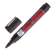 Маркер перманентный CROWN "Multi Marker", ЧЕРНЫЙ, круглый наконечник, 3 мм, CPM-800